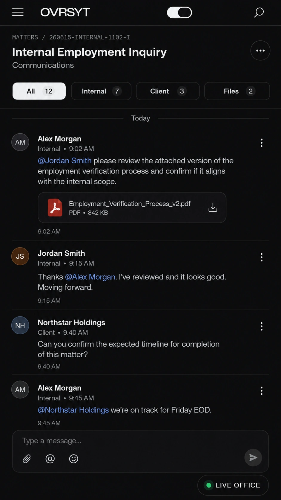 Mobile Communications mobile interface